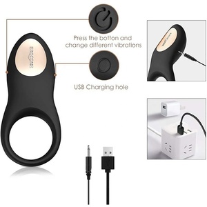 9 Mode Getaran Mainan Seks Pria Cincin Penis Produk Penunda Ejakulasi Vibrator Kontrol Jarak Jauh Cincin Penis Produk Seks untuk Pria - Product Image 5