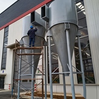 Séparateur Cyclonique en Acier au Carbone Adapté aux Collecteurs de Poussière Cycloniques Multi-Tubes pour les Usines de Farine et le Traitement des Céréales