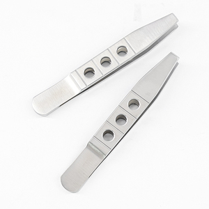 <span class=keywords><strong>Pinzas</strong></span> Oftálmicas de Tres Orificios para Pestañas Encarnadas, <span class=keywords><strong>Pinzas</strong></span> de Punta Plana, Herramientas Especializadas para Cirugía Cosmética - Product Image 4