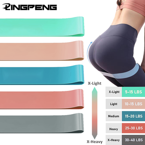 Benutzer definierte Logo Yoga Pilates Bänder Set Fitness <span class=keywords><strong>Loop</strong></span> Resistance Bands für Bodybuilding - Product Image 1