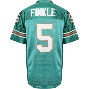 Camiseta de Fútbol FOXA Verde # 5 Ray Finkle Ace Ventura Movie Malla de poliéster transpirable unisex para hombre - Product Image 2