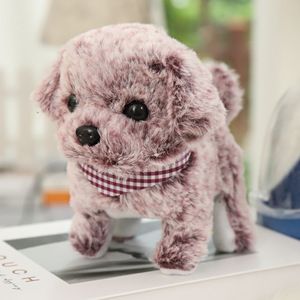 Chien robot en peluche interactif qui marche et aboie - Jouet intelligent pour <span class=keywords><strong>animaux</strong></span> de compagnie - Product Image 2