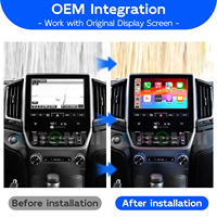 Módulo de Interfaz Inalámbrica Apple CarPlay y Android Auto para Toyota Land Cruiser LC200 2015-2019, Actualización de Pantalla Táctil Original