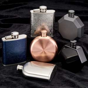 Servicio de Mecanizado Personalizado CNC por Electroerosión por Hilo y Brochado, Petaca de Acero Inoxidable a Prueba de Fugas para Whisky al Aire Libre - Product Image 1