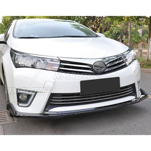 Para Toyota Corolla 2014-2017, kit de carrocería con difusor y divisor de labio para parachoques delantero, protector de parachoques negro brillante, pieza de modificación. - Product Image 4