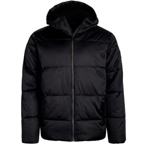 Veste de ski coupe-vent à bulles unisexe de haute qualité Veste à capuche en coton souple respirante et chaude à motif personnalisable Nouveau - Product Image 1