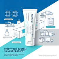 Baume réparateur Cicaplast B5 OEM ODM, panthénol, beurre de karité, centella asiatica, crème hydratante pour peaux sensibles, marque privée
