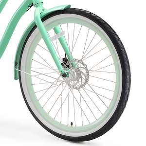 Vélo de confort électrique à bas prix d'usine 26 "pneus dérailleur arrière Shimano Tourney TY300D vélo de croisière électrique à 7 vitesses - Product Image 3