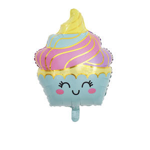 Nouveau sourire Dessert crème glacée ballon crème glacée aluminium <span class=keywords><strong>Film</strong></span> ballon pour enfants fête d'anniversaire décoration ballon - Product Image 6