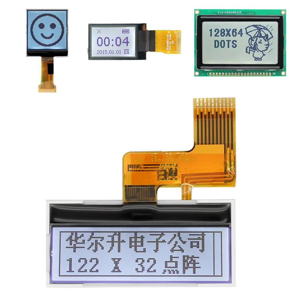 그래픽 FSTN 128X32 LCD 모듈 단색 lcd 128x32 lcd 디스플레이 패널