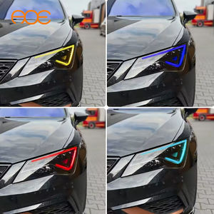 Pour <span class=keywords><strong>Seat</strong></span> Leon MK3.5 2017-2020 LED cartes à puce DRL jaune <span class=keywords><strong>rouge</strong></span> bleu blanc couleur - Product Image 6