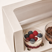 Boîtes carrées personnalisées imprimées sur mesure pour gâteaux, emballages alimentaires sécurisés pour boulangeries et mariages