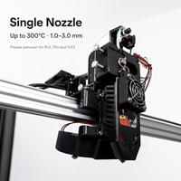Machine d'impression 3D FDM industrielle grand format professionnelle 600x600x1200mm, plateforme à charge lourde 50KG, double extrudeur, plateau chauffant