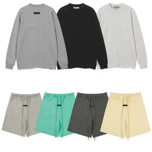 Vêtements de marque SS22 en gros, fabricant de survêtements gris personnalisés, <span class=keywords><strong>sweat</strong></span>-shirt essentiel pour homme et pantalon de survêtement de sport - Product Image 4