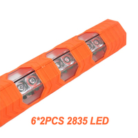 Lampe de signalisation rechargeable anti-écrasement, stroboscopique, portable, magnétique, LED d'urgence, fusées de signalisation routière, rouge, bleu, ambre, bâton de signalisation