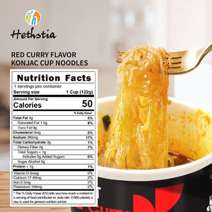 บะหมี่กึ่งสำเร็จรูปรสไทยบะหมี่แกงแดงบะหมี่กึ่งสำเร็จรูปชิราตากิบะหมี่กึ่งสำเร็จรูปเพื่อสุขภาพ - Product Image 6