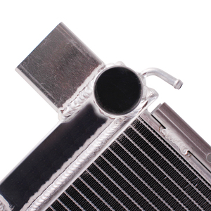 Radiatore in Alluminio a 3 File S-0202 per MERCEDES BENZ SL500 500 SL Gas 5.0L V8 1990-2002, Modello Base Convertibile <span class=keywords><strong>2</strong></span> Porte - Product Image 4