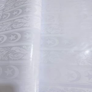 Mauritania trắng giàu bazin tissu africain bông thổ cẩm dệt các nhà sản xuất - Product Image 1