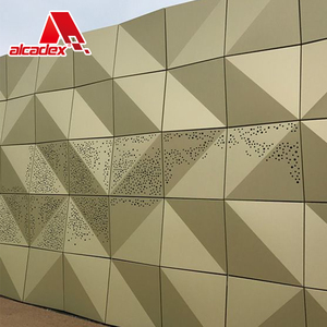 Tùy chỉnh chất lượng tốt nhất xây dựng nội thất nhôm Ốp bên ngoài bảng điều khiển trang trí đục lỗ - Product Image 2