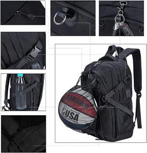 Bolsa Deportiva para Hombre, para Fútbol y Baloncesto, con Compartimento Húmedo/Seco, Logotipo Personalizado, Muestra Gratuita, Diseño Más Reciente, Cuero Genuino - Product Image 4