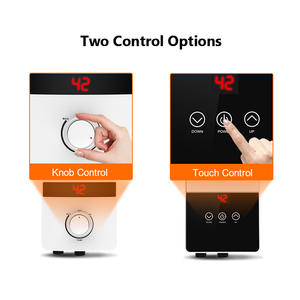 Chauffe-eau électrique à économie d'énergie 220V 5500W, commande tactile, étanche IPX4, écran LED, fonctions intelligentes, montage mural, prise US - Product Image 5