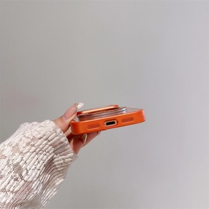 Funda para Teléfono con Anillo Magnético Giratorio y Soporte Plegable con Brillantina para iPhone Air 13 14 15 16 17Pro Max, Compatible con Carga Inalámbrica - Product Image 6