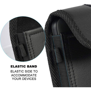 Funda Universal para Teléfono Flip, Bolsa Vertical para <span class=keywords><strong>TCL</strong></span> Flip <span class=keywords><strong>Pro</strong></span>, para <span class=keywords><strong>Alcatel</strong></span> Go Flip 3/4/V, para Nokia 2760 con Clip Metálico para Cinturón - Product Image 4