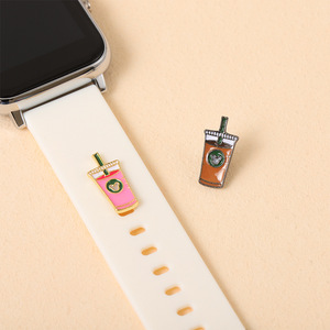 Adorno de amor de diamante para pulsera de <span class=keywords><strong>Apple</strong></span> Watch, adornos de Metal para pulsera de reloj, decoración para <span class=keywords><strong>Iwatch</strong></span> - Product Image 5