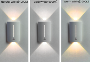 Trong nhà cảm biến chuyển động ánh sáng ban đêm lên dowm có thể sạc lại tường sconce 3 màu Dimmable USB tường đèn đêm tường sconce cho hành lang - Product Image 6