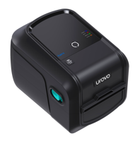 Printer RFID UHF Desktop Urovo D812R Plus, Thermal Direct, Layar Sentuh Pintar 4,3 inci, Thermal Transfer 203DPI, Tersedia