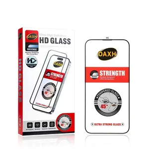 Premium Super Screen Protector Strength 45KG Ultra Strong Glass HD Tempered Glass For IPhone 15 14 13 12 11 Pro Max