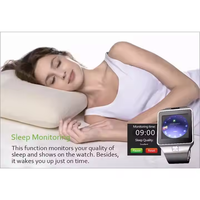 Reloj Inteligente DZ09 en Oferta 2026, con Cámara, Compatible con BT, Android e IOS, con Tarjeta SIM, Precio de Fábrica, Reloj Inteligente Android