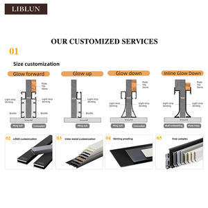 Profilé en aluminium pour plinthe, vente en gros du fabricant, noir, montage mural, bande lumineuse LED d'angle, plinthe de sol, <span class=keywords><strong>cuisine</strong></span>, salon - Product Image 6