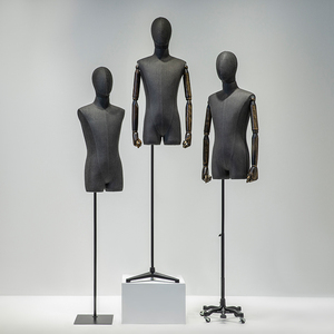 Witte Hoogte Verstelbare Mannelijke Jurk Vorm Mannequin Rekwisieten Mode Realistische Mannen Pop Voor Kleding Winkel Etalage Display - Product Image 3