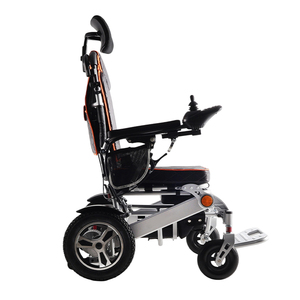 リモコン付きデュアル300wモーター電動車椅子 アルミ合金製リクライニング折りたたみ式電動車椅子 - Product Image 3
