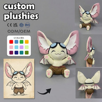 Muñecos de Peluche Personalizados, Muñecos Adorables con Diseño de Lobo y Temática Forestal, Artículos de Atracción, Tortugas Ninja, Llavero de Peluche Personalizado Marujana