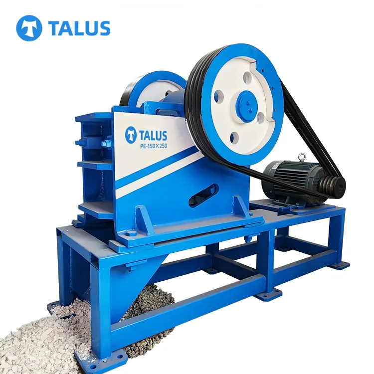 Talus آلة كسارة صغيرة للمفكات PE150*250 معدات كسارة حجرية صغيرة 1-3t/h مصنعي معدات كسارة حجرية