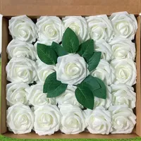 Bunga Mawar Buatan Tangan dari Busa PE untuk Dekorasi Pernikahan, Hari Valentine, Pesta Rumah - Rangkaian Bunga yang Dapat Digunakan Kembali