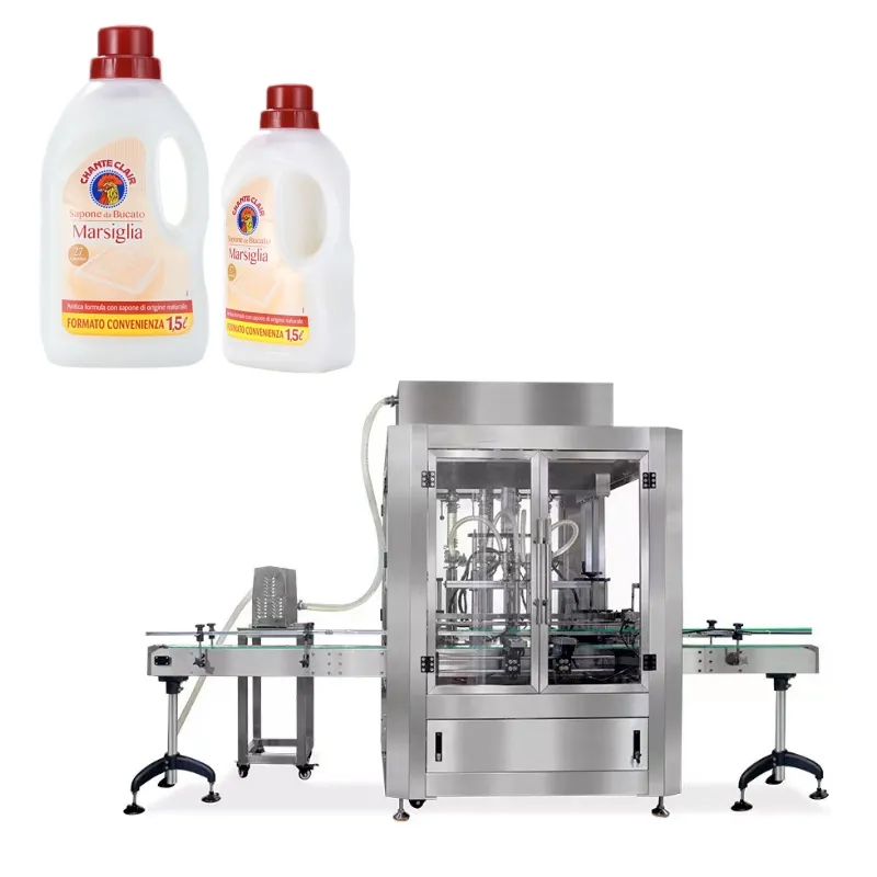 High accuracy automatic liquid hotel detergent gel shampoo bottle filling machine