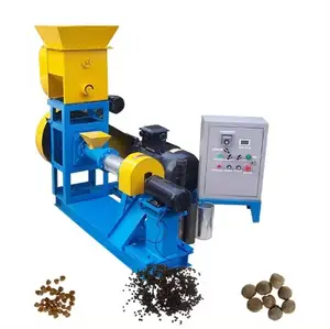 Dry Type Floating Chute Tilapia Fish Feed Pellet Extruder Machine Price