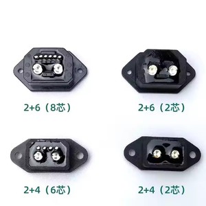 Conector de Batería para Scooter Eléctrico 2+6 Impermeable 30A-50A, Cable de Carga para Bicicleta Eléctrica 2+4, Conector de Batería para Scooter <span class=keywords><strong>E</strong></span>-BIKE, IP67 - Product Image 2