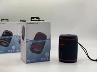 HOPESTAR P1 Altavoz Inalámbrico Portátil para Exteriores con Bluetooth, 10W, IPX7 Impermeable, Doble Diafragma, TWS, TF, USB, AUX, FM y Soporte
