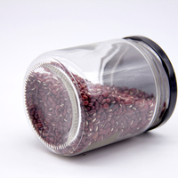 Bocal d'emballage alimentaire de salsa en verre rond transparent de 12oz 16oz avec couvercle à cosse de 82mm
