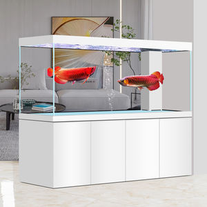 बड़े अरोआना मछली टैंक कंपनी/लिविंग रूम/घर अल्ट्रा-स्पष्ट ग्लास फर्श-स्थायी मछली टैंक - Product Image 2