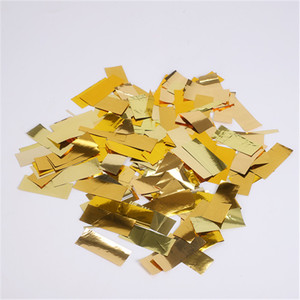 Party Supplies Fireproof Rectangle <strong>Metallic</strong> Paper <strong>Confetti</strong> - Product Image 1