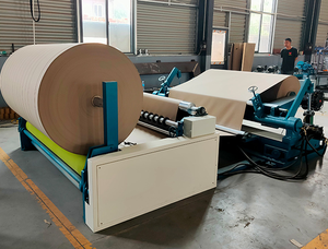 Tweedehandse Grote Diameter Opwikkelsnijmachine Voor Kraftpapier Snijden Schuurpapier Buis Maken Kern Plc Componenten - Product Image 5