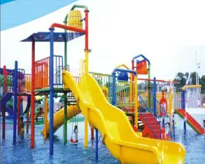 China fabricante de equipamentos de playground para crianças corrediças de água ao ar livre