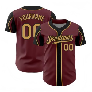 Maglia Sportiva da Baseball Traspirante di Alta Qualità, Versione City, in Rete di Poliestere Stampata <span class=keywords><strong>con</strong></span> Logo, <span class=keywords><strong>Nome</strong></span> e Numero Cuciti, Stile Hip Hop Giovanile - Product Image 2