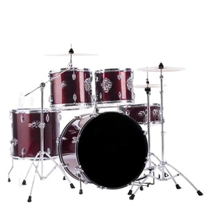 Juego de Batería de Arce al por Mayor de Fábrica, para Adultos, Jazz, Prueba de Grado, Niños Principiantes, 5 Tambores, 23 Platillos, Instrumento de Percusión, Duradero - Product Image 1