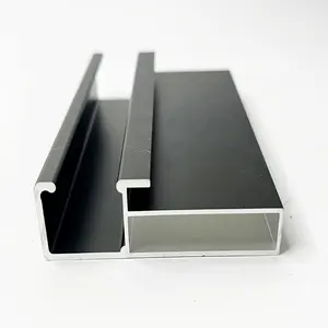 Aluminum rail for cabinets, floating cabinets